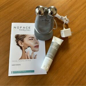 NuFace Trinity Pro Facial Toning Device - Silver and Gray